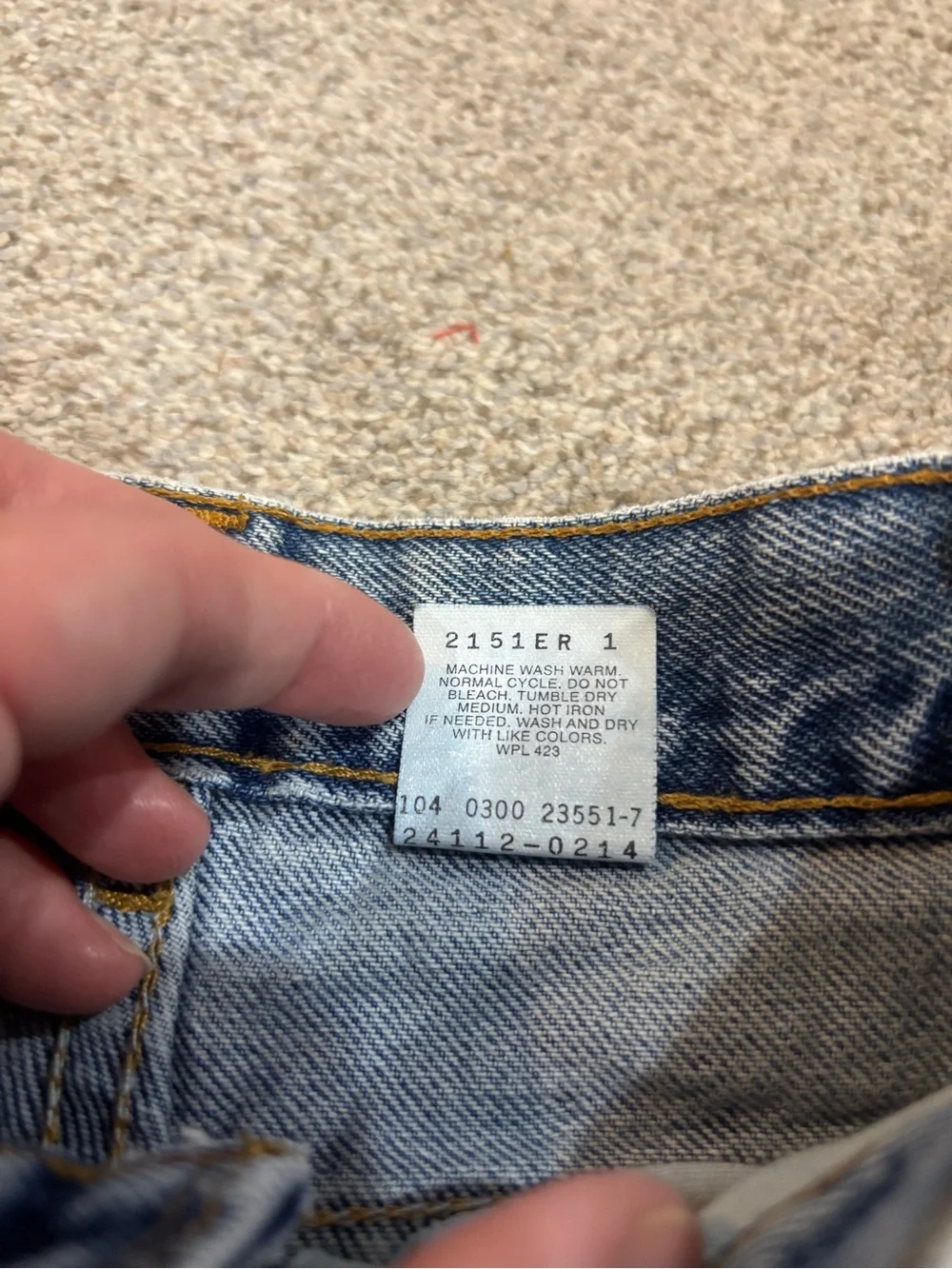 Vintage 2000’s Levi’s 505 boy’s jeans made into jorts  size 5 Y2K vintage Levi’s